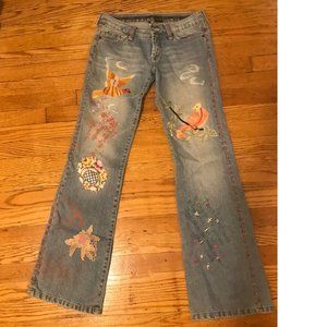 Switch USA Embroidered Jeans